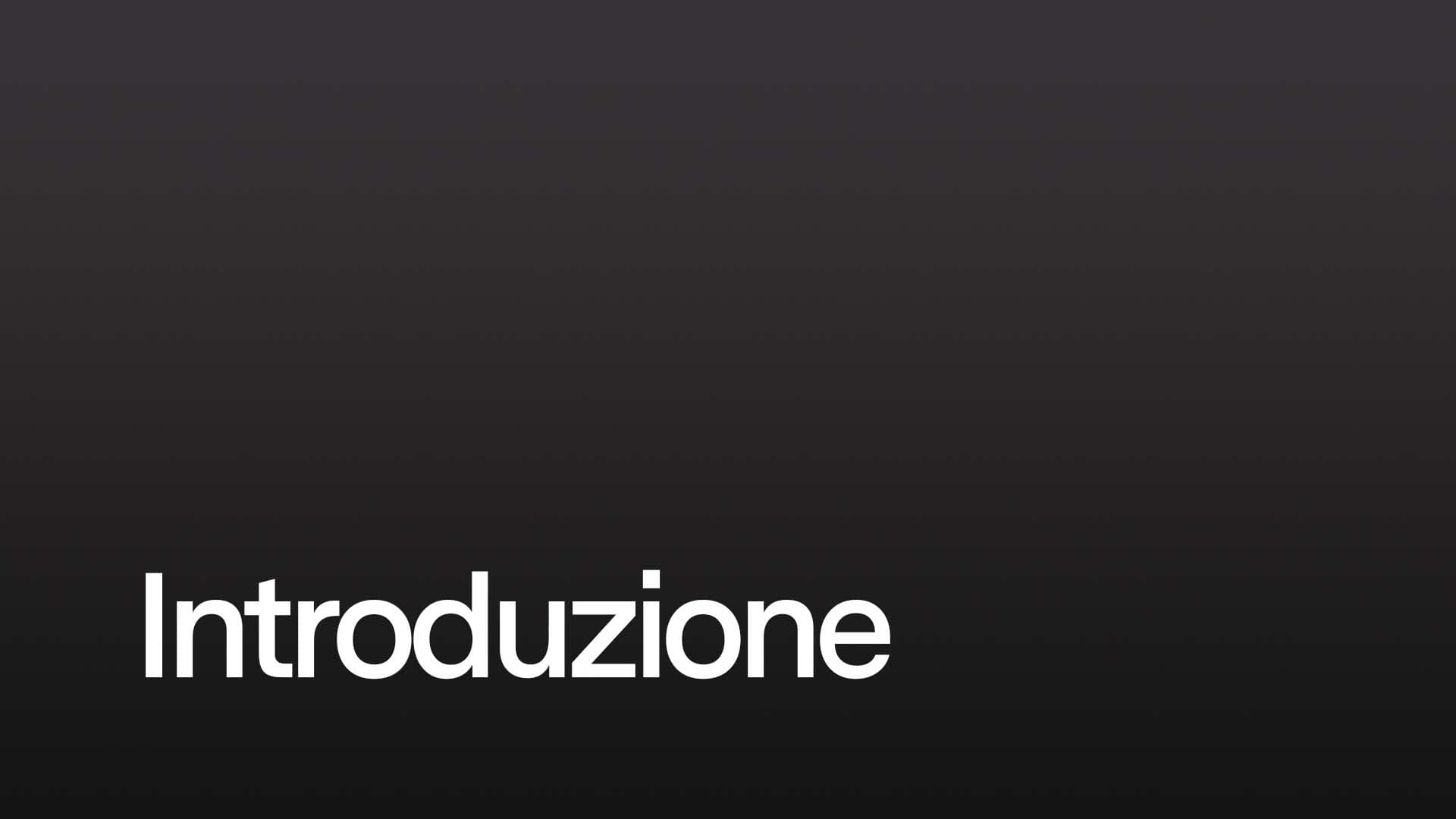 Introduzione