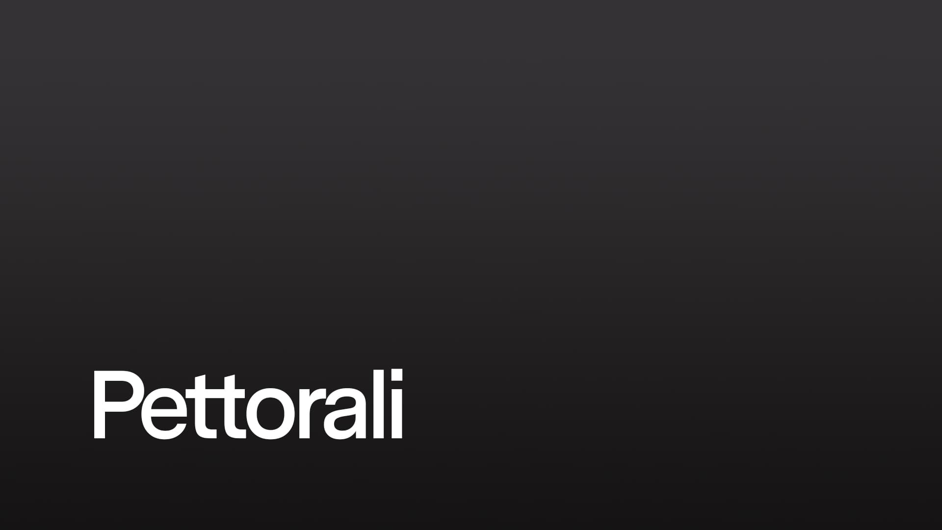Pettorali