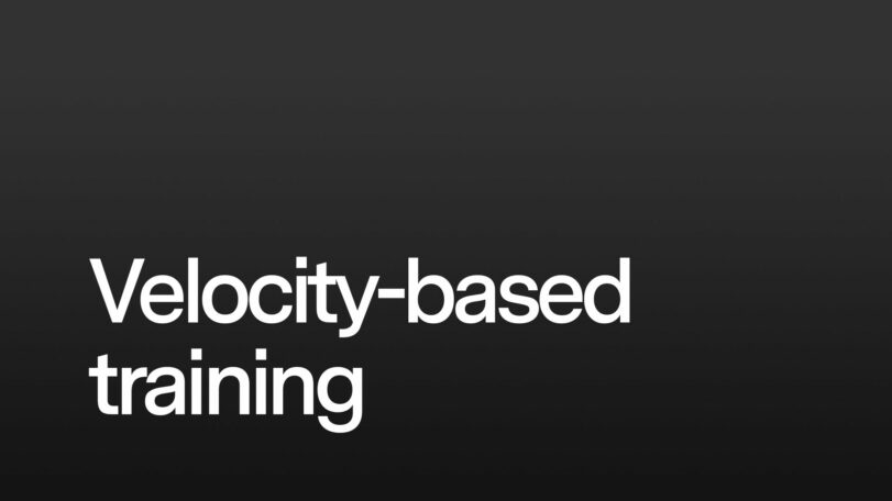 Velocity-based training
