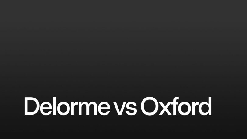 Delorme vs Oxford