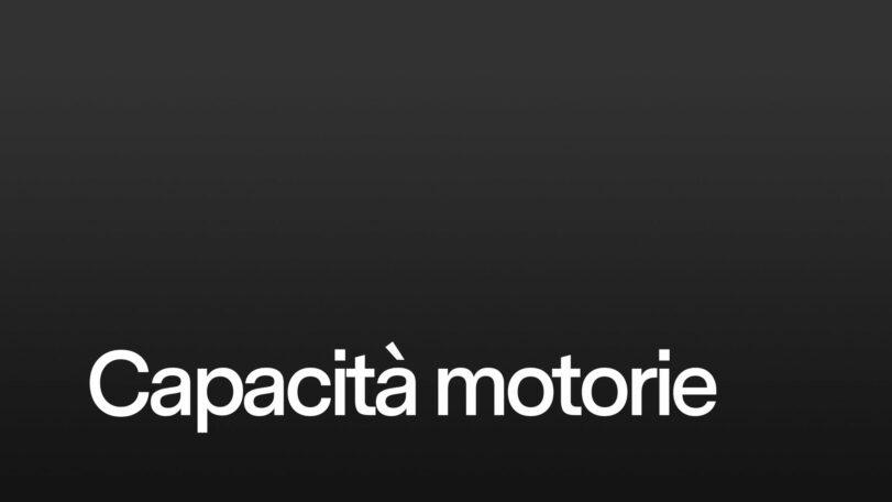 Capacità motorie