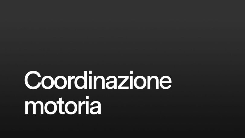 Coordinazione motoria