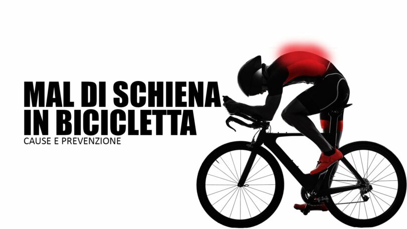 Mal di schiena in bicicletta