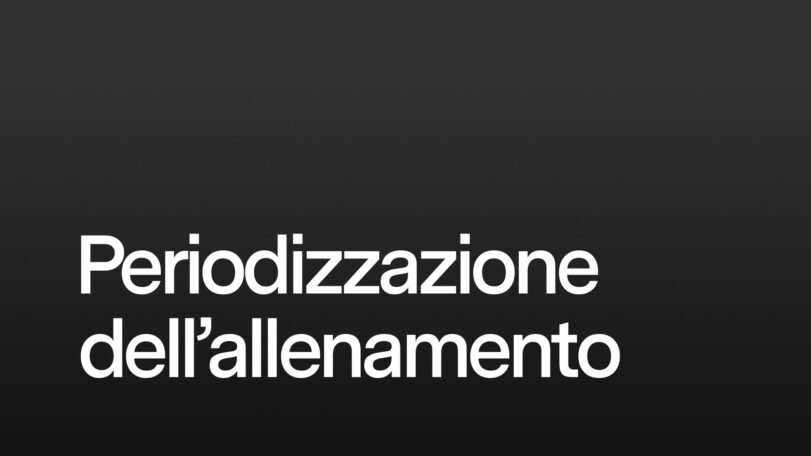 Periodizzazione dell'allenamento