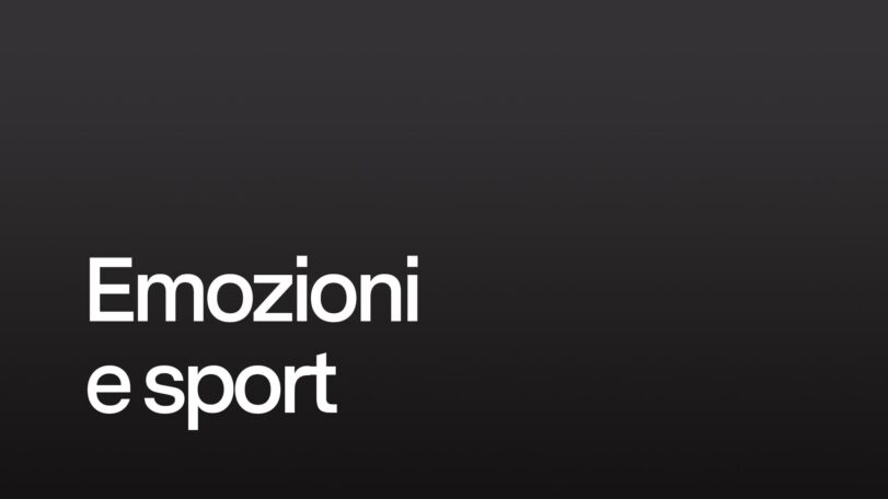 Emozioni e sport