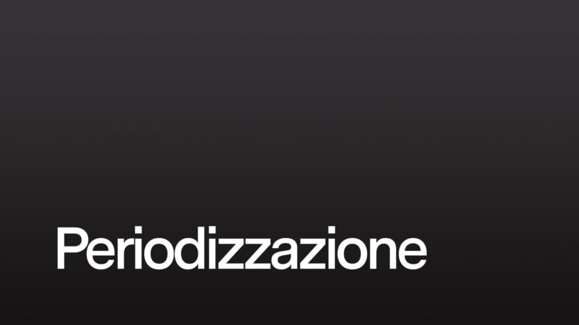 Periodizzazione