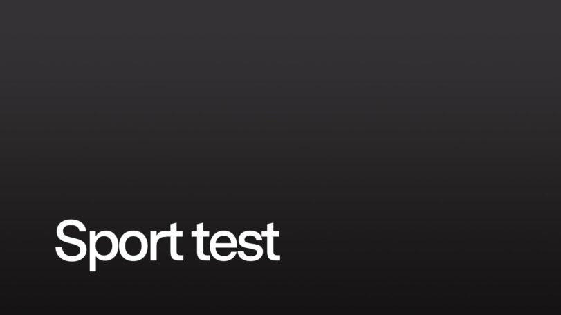 Sport test