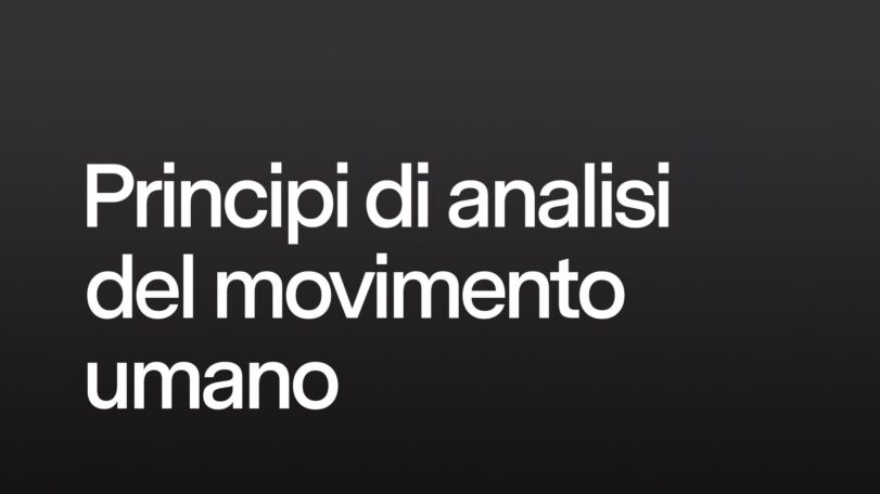 Principi di analisi del movimento umano