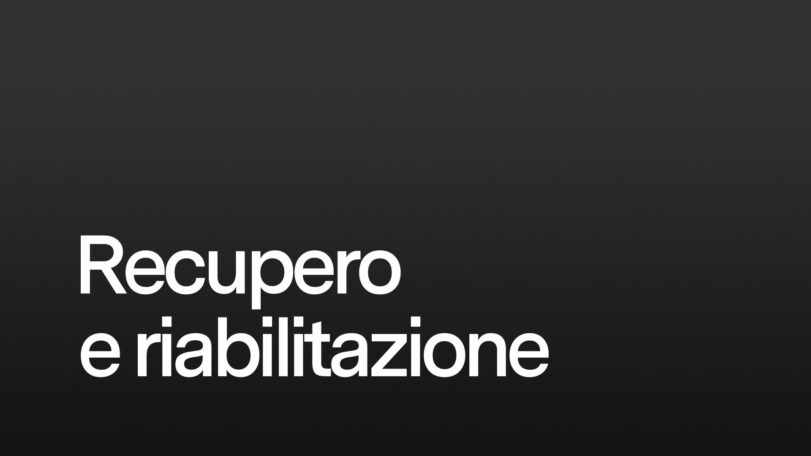 Gestione del Recupero Fisico per Performance e Riabilitazione