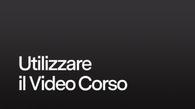 Utilizzare il video corso